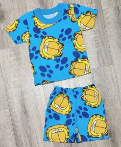 Спальный комплект «Кот» голубой, мальчик 1-2-3-4-5  лет