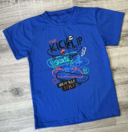 Футболка " Skate"  синий, мальчик 10-11-12-13 лет