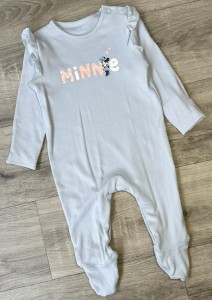 Человечек «Мышенок» голубой, девочка 3-9 месяцев