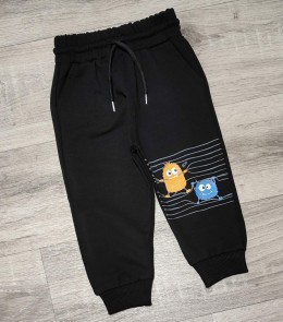 Спортивные штаны Balla Kids «Boo» черный, мальчик 1-2-3-4 года