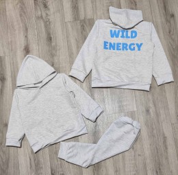 Костюм «Wild energy» сірий, хлопчик 3-5-7-9 років