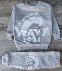 Костюм «Wave» серый, мальчик 6-12-18-24 месяцев
