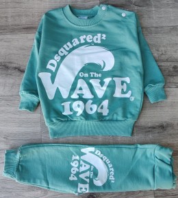 Костюм «Wave» светло зеленый , мальчик 6-12-18-24 месяцев