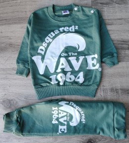 Костюм «Wave» темно зеленый , мальчик 6-12-18-24 месяцев