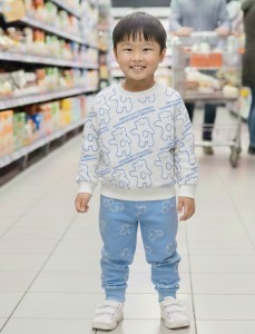 Костюм Anilco "Second Element" голубой, мальчик 6-12-18-24 месяцев