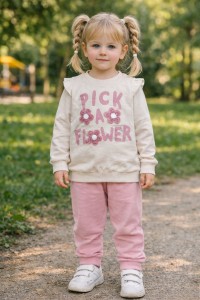 Костюм Bobisko “Pick a flower” рожевий, дівчинка 2-3-4-5 років