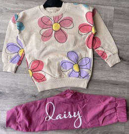 Костюм Lovella "Happy Flowers" малиновый, девочка 2-3-4-5 лет