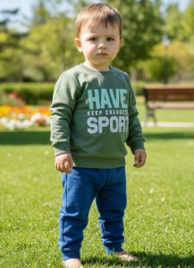 Костюм «SPORT» зеленый, мальчик 2-3-4-5 лет