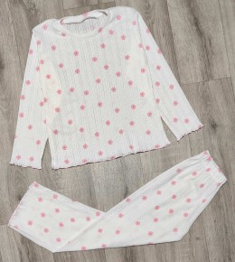 Пижама "Цветочки" розовый, девочка 3-5-7-9 лет