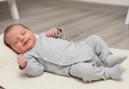 Комплект "Однотонний " сірий, хлопчик 0-3 місяців