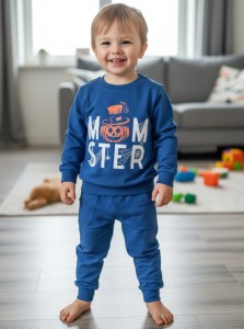 Костюм Mixima "Тыква" синий, мальчик 1-2-3-4 года