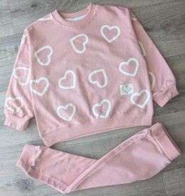 Костюм My Bella "Серця" персиковий, дівчинка 2-3-4-5 років