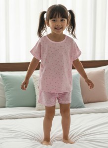 Спальный комплект «Точечка» розовый, девочка 2-3-4-5-6 лет