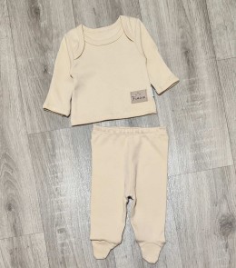 Комплект Findik «Однотонний» бежевий, унісекс 0-3-6 місяці