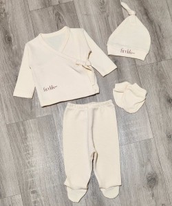 Комплект Findik «Однотонний» бежевий, унісекс 3 місяці