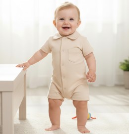 Пісочник Findik "Однотонний" бежевий, унісекс 3-6-9 місяців