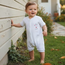 Пісочник Findik "Зайчик" молочний, унісекс 3-6-9 місяців