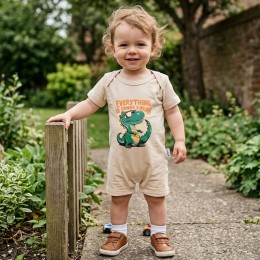 Писочник Findik "Okay!" бежевый, мальчик 3-6-9 месяцев