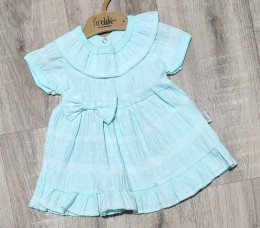 Платье Findik "Бант+рюши" зеленый (мятный/бирюзовый),3-6-9 месяцев