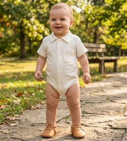 Боди Findik "Карман" молочный, унисекс 3-6-9 месяцев