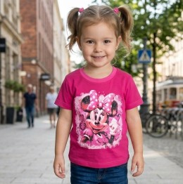 Футболка "Мышка" малиновый, девочка 1,5-2-3-4-5  лет