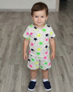 Костюм «Звездочки» молочный, девочка 1,5-2-3-4-5 лет