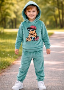 Костюм "No cap" зелений (м'ятний/бірюзовий), хлопчик 3-5-7-9 років