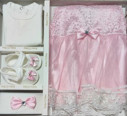 Комплект Baby Biss "Звездочки"  розовый, девочка 0-6 месяцев