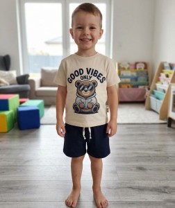 Костюм Iray kids "Good vibes" синій(темний), хлопчик 3-5-7-9 років