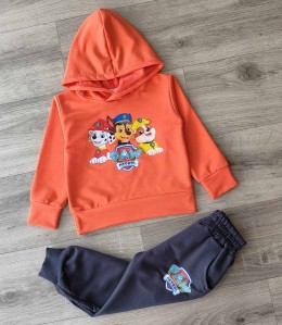 Костюм «Paw» оранжевый, мальчик 9-12-24-36 месяцев