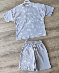 Костюм Ciciboom Baby "Music" серый, мальчик 1-2-3-4 лет