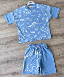 Костюм Ciciboom Baby "Music" синий, мальчик 1-2-3-4 лет