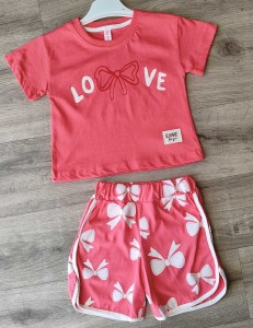 Костюм My Bella «Love» кораловий, дівчинка 2-3-4-5 років