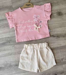 Костюм Minamino «Сакура» розовый, девочка 2-3-4-5 лет