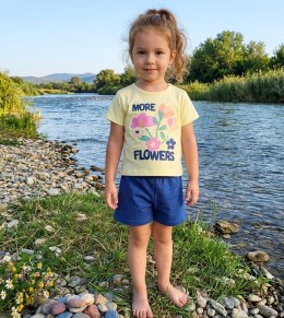 Костюм Herry Baby «More flowers» жовтий, дівчинка 6-9-12-18 місяців