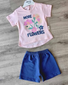 Костюм Herry Baby «More flowers» рожевий, дівчинка 6-9-12-18 місяців