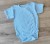 Боди «Однотонный» голубой, унисекс 0-3 месяцев, фото