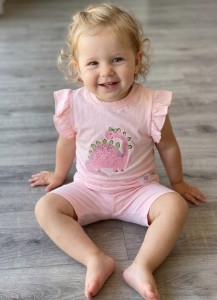 Костюм Ilo Kids "Up baby" персиковый, девочка 9-12-18-24 месяцев