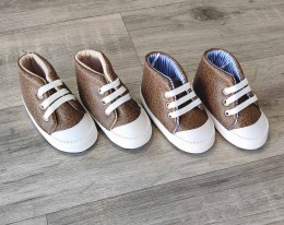 Пинетки Bebiccino «Текстура» одним цветом, мальчик 6-12 месяцев