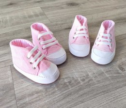 Пинетки Tiasis «Розовые» одним цветом, девочка 6-12 месяцев