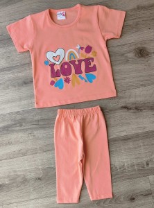 Костюм  Foxx Kids ''Love'' кораловий, дівчинка 3-4-5-6 років