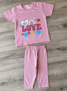 Костюм  Foxx Kids '''Love'' теракотовый, девочка 3-4-5-6 года