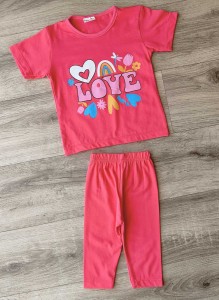 Костюм  Foxx Kids '''Love'' красный, девочка 3-4-5-6 года