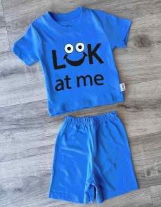 Костюм MYS «Lok» синий, мальчик 6-9-12-24 месяцев