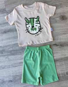 Костюм MYS «Roar» зеленый, мальчик 6-9-12-24 месяцев