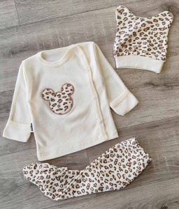 Комплект Baby Can «Mouse» молочный, девочка 0 месяцев