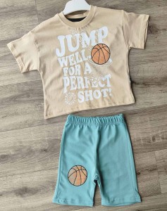 Костюм One Bons "Jump" бежевый, мальчик 1-2-3-4 лет