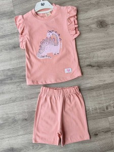 Костюм Ilo Kids "Up baby" кораловый, девочка 9-12-18-24 месяцев