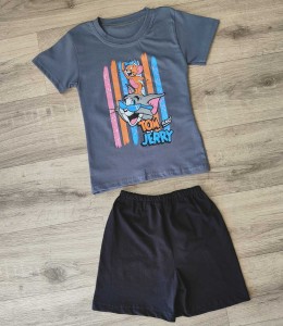 Костюм «Cat and mouse» серый(графитовый), мальчик 5-7-9-10 лет