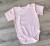 Боді «Однотонний» рожевий, дівчинка 0-3 місяців, фото